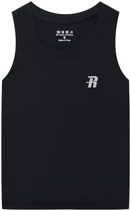 boys compression tank top youth athletic quick dry base layer shirt