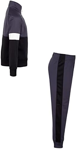 Little Boys Track Set with Full-Zip vig jacket tric pants