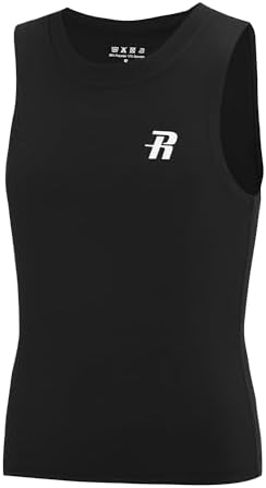 boys compression tank top youth athletic quick dry base layer shirt