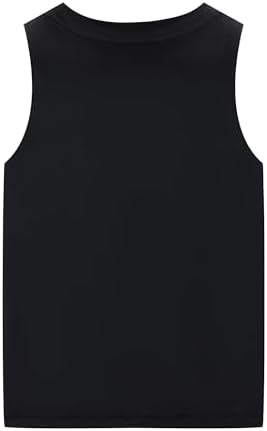 boys compression tank top youth athletic quick dry base layer shirt