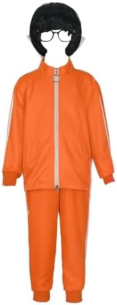 Kids Orange Tracksuit Set