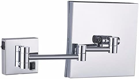 FUDGIO makeup mirror with lights 3x magnifying wall mount swivel LED compact