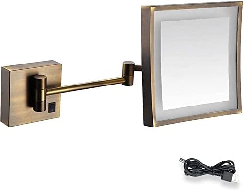 Stylish Double-Sided Vanity Mirror for Makeup and Shaving