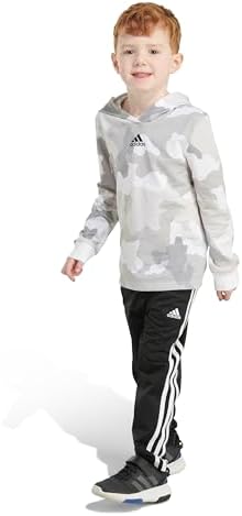 Adidas Boys Camo Fleece Hoodie Set
