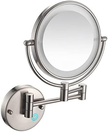 1 Set Crystal Hair Comb and Makeup Mirror Kit