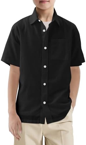 Comfortable Stylish Button-Down for Kids 5-14