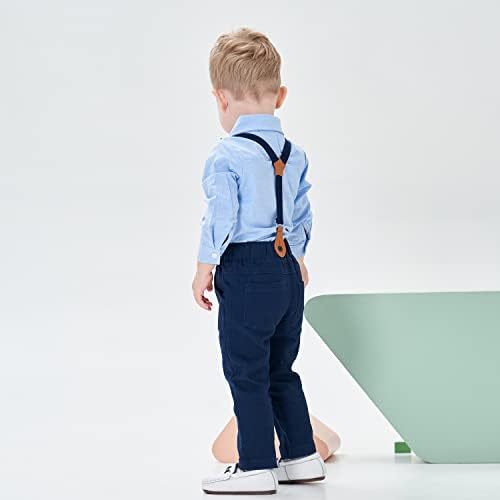 Volunboy Toddler Formal Set with Bowtie and suspenders