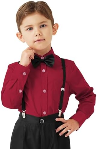 Comfortable 9 Months-16Y Button Down Dress Shirt for Kids