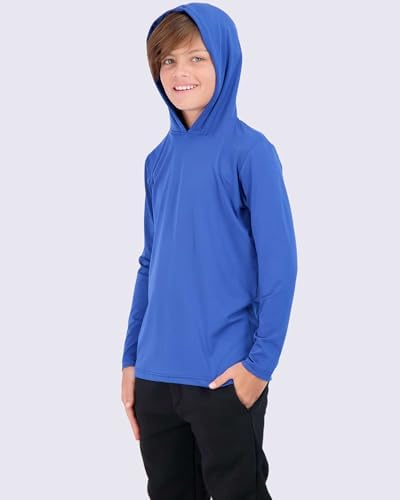 3-Pack Dry-Fit Youth Boys Premium Active Long Sleeve Hoodies