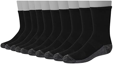 Hanes Ultimate Boys Crew Sport Socks 10-Pair Pack