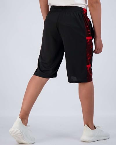 5-Pack Boys Active Basketball Shorts Set with Pockets