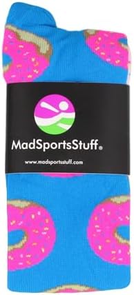 MadSportsStuff Donut Socks Pink Frosting Sprinkles