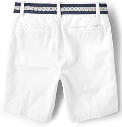 The Childrens Place Boys Belted Chino Shorts 1