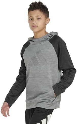 Adidas Boys Pullover Hoodie Poly