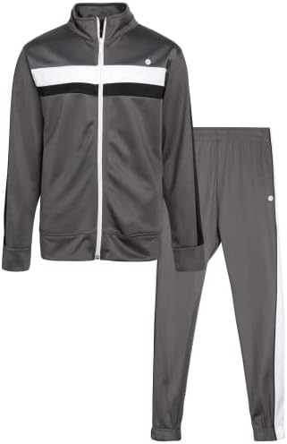 RBX Boys Active Tracksuit Set 2 Piece Zip Tricot