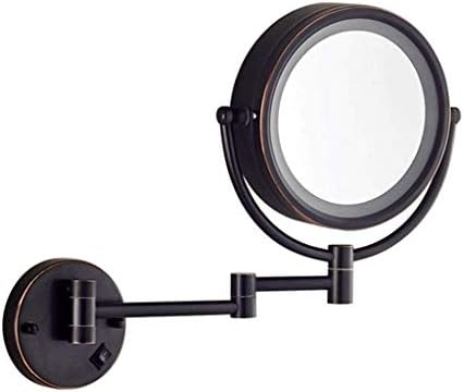 Wall-Mounted Vanity Mirror 360 Swivel LED Makeup Mirror