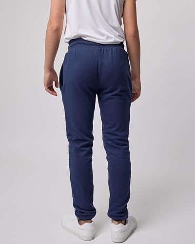 Real Essentials 3 Pack Boys Cotton Fleece Joggers Sweatpants