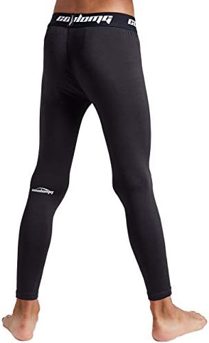 COOLOMG Boys Girls Compression Leggings Base Layers