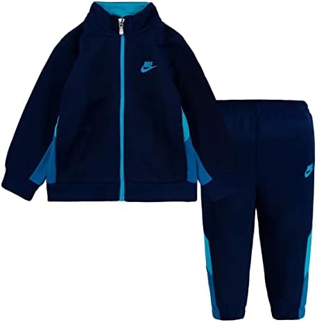Little Boys Full Zip Tricot Jacket Pants Set