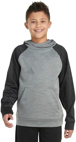 Adidas Boys Pullover Hoodie Poly