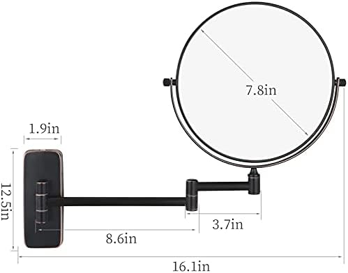 Versatile Double-Sided Makeup Mirror