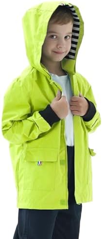 Hiheart Boys Girls Waterproof Cotton Lined Jacket