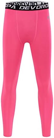 DevorOPA Boys Compression Pants for Basketball Baseball - Quick-Drystructors Fit