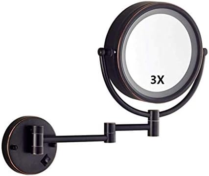 Wall-Mounted Vanity Mirror 360 Swivel LED Makeup Mirror