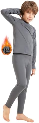 MIVEI Boys Thermal Underwear Set Winter Long Johns
