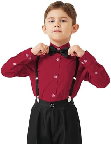Comfortable 9 Months-16Y Button Down Dress Shirt for Kids
