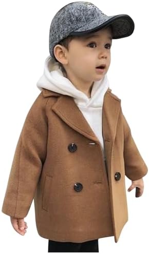 Elegant Plaid Collar Quilted Jacket for Kids