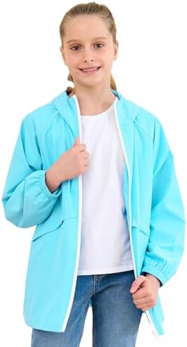MODAFANS Water-Resistant Rain Jacket