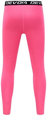 DevorOPA Boys Compression Pants for Basketball Baseball - Quick-Drystructors Fit