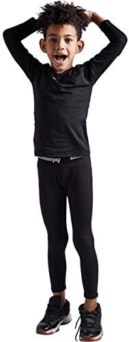 COOLOMG Boys Girls Compression Leggings Base Layers