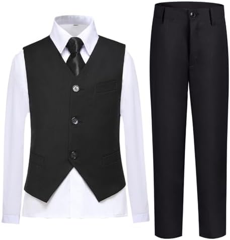 Perfect Boys Formal Vest Set for Weddings and Parties