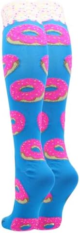 MadSportsStuff Donut Socks Pink Frosting Sprinkles