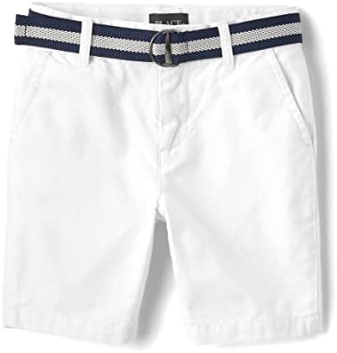 The Childrens Place Boys Belted Chino Shorts 1