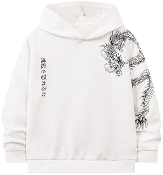 GORGLITTER Dragon Print Hoodie