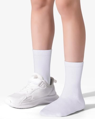 8 Pairs Kids Crew Socks for Boys Girls Soft Cotton Novelty