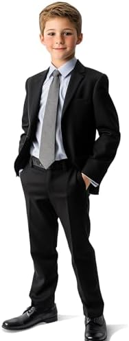 Haggar Boys 4-Piece Suit Set Tailored for Success