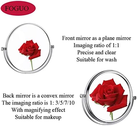 Double-Sided Makeup Mirror 8-Inch Vanity with 10x Magnification