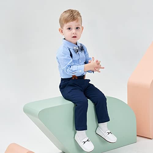 Volunboy Toddler Formal Set with Bowtie and suspenders