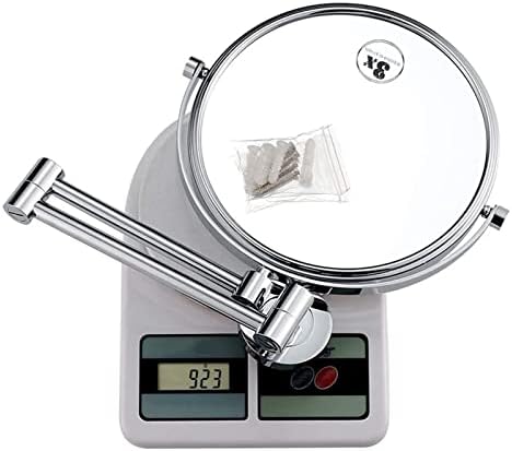 FUDGIO 8 Inch Wall-Mounted Makeup Mirror