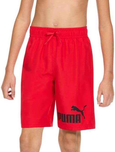 PUMA Boys Number One Logo Swim Trunk