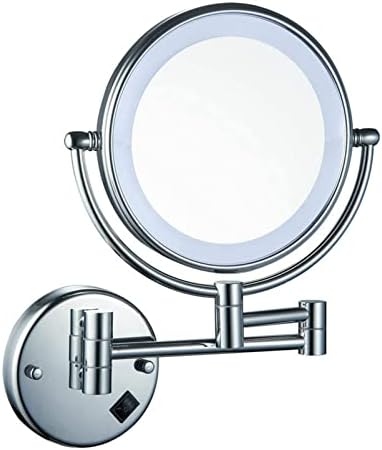 Lighted Makeup Mirror Wall Mounted with 3X Magnification