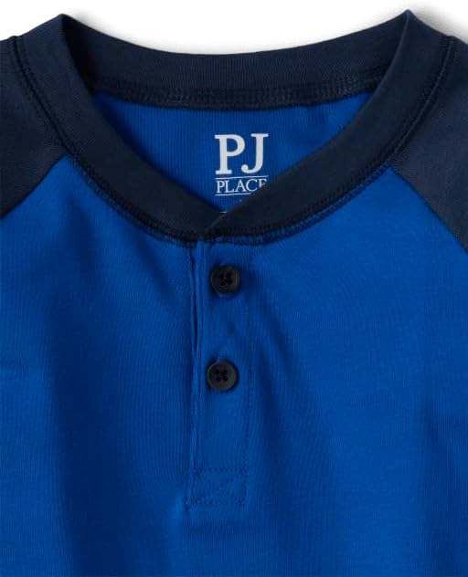 The Childrens Place Boys 2-Piece Cotton Pajama Set 1