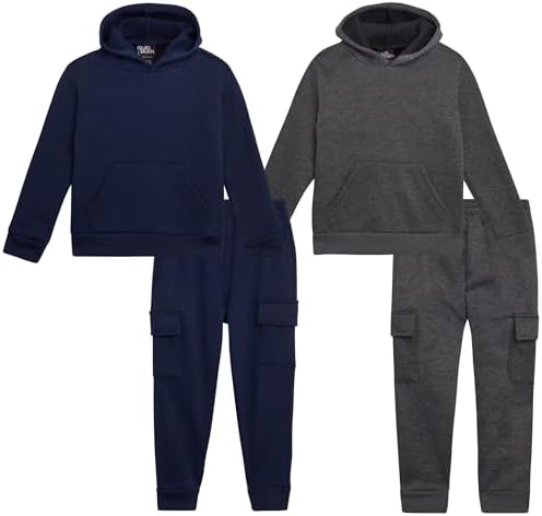 Quad Seven Boys Jogger Set 4 Piece Cozy Fleece
