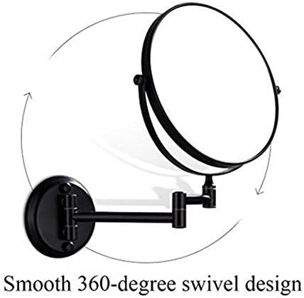 LCARY Light Up Life Makeup Mirror Wall Mount 6 Inch