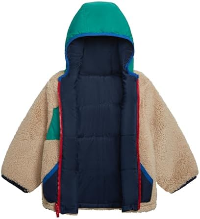 Carters Boys Midweight Reversible Sherpa-to-Poly Hoodie