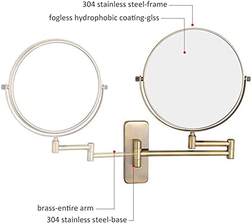 Double-Sided Swivel Makeup Mirror